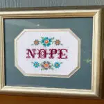 Nope - Silver Frame