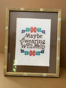 Maybe Swearing Will Help